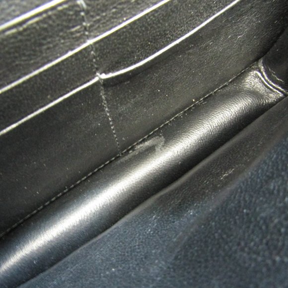 BALENCIAGA B.593615 Women's Leather Chain/Shoulder Wallet Silver - Picture 9 of 10